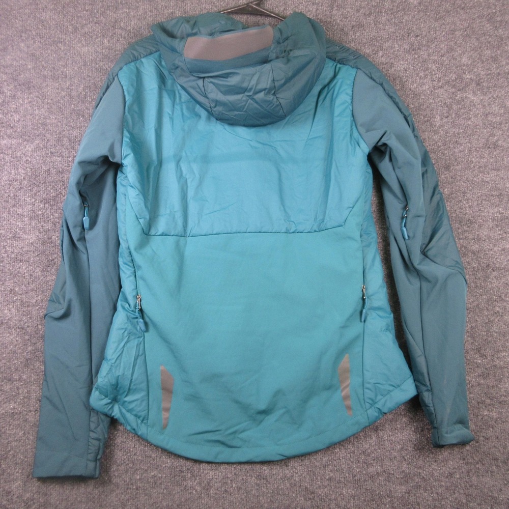 Endura Jacket Womens Small Blue MT500 Freezing Point Hooded Cycling Insulated - Picture 2 of 13